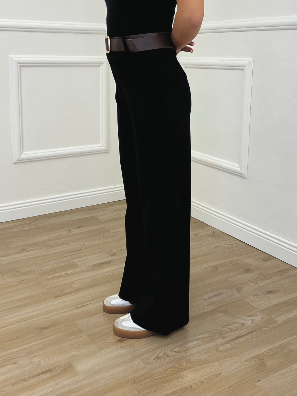Pantalone Punto Milano Cintura 5386 Nero