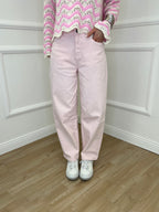 Jeans Balloon Slim 8059 Rosa