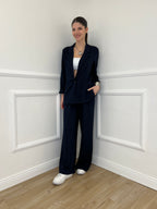 Blazer in Viscosa 27435 Blu