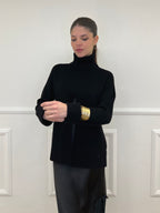 Maglia Spacco 10834 Nero