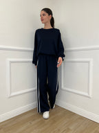 Tuta Bande Girocollo 88426 Blu