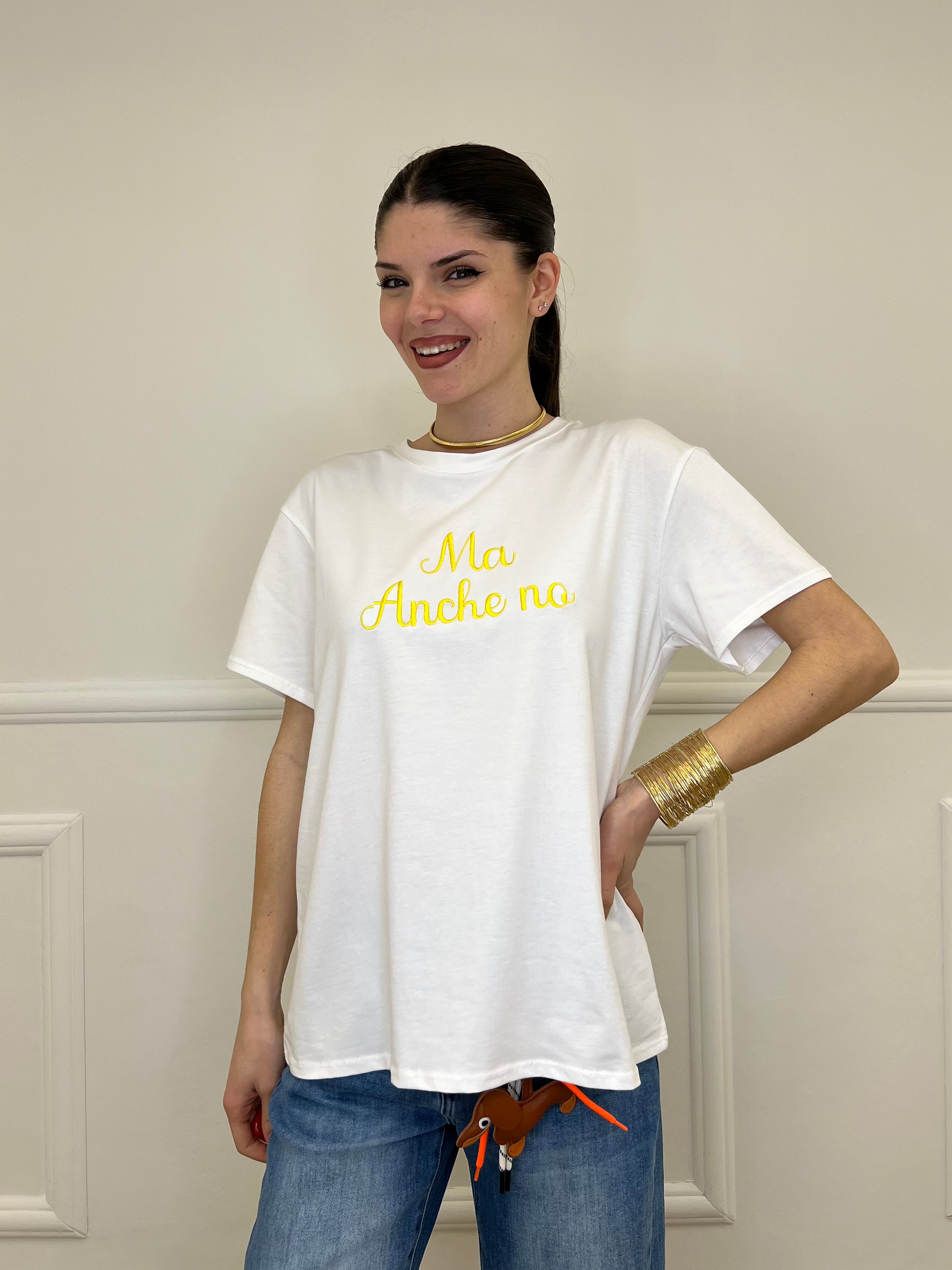 T-shirt Over "Ma Anche No"
