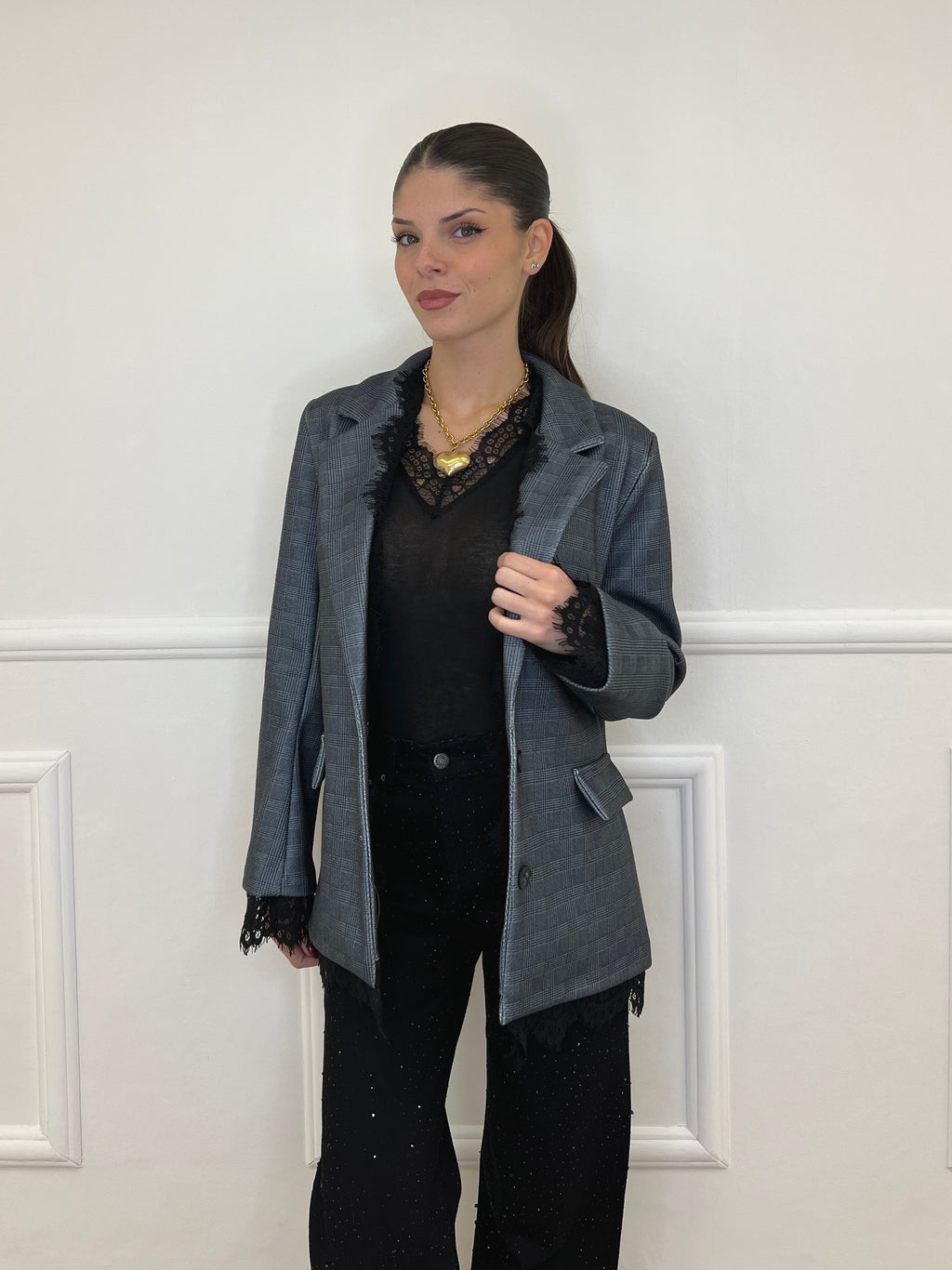 Giacca Galles Pizzo 251078 Grigio