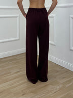 Pantalone Palazzo Gabardine 3715 Burgundy