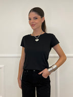 T-shirt Basic V0550 Nero