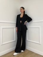 Blazer in Viscosa 27435 Nero