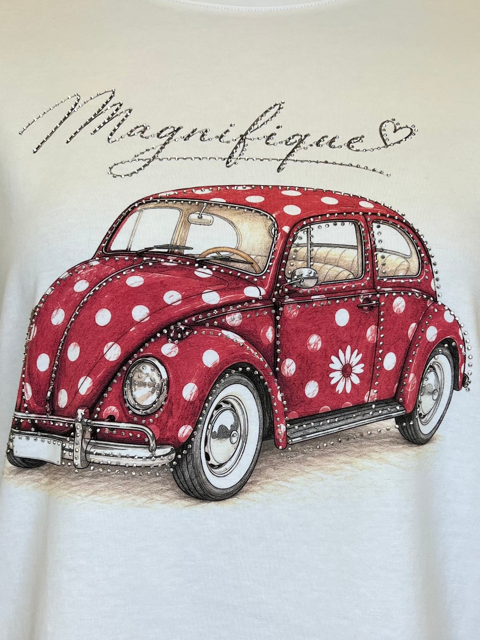 T-shirt Over Magnifique Strass