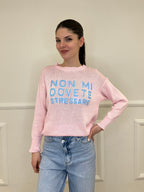 Maglia "Non Mi Dovete Stressare" 3695 Rosa