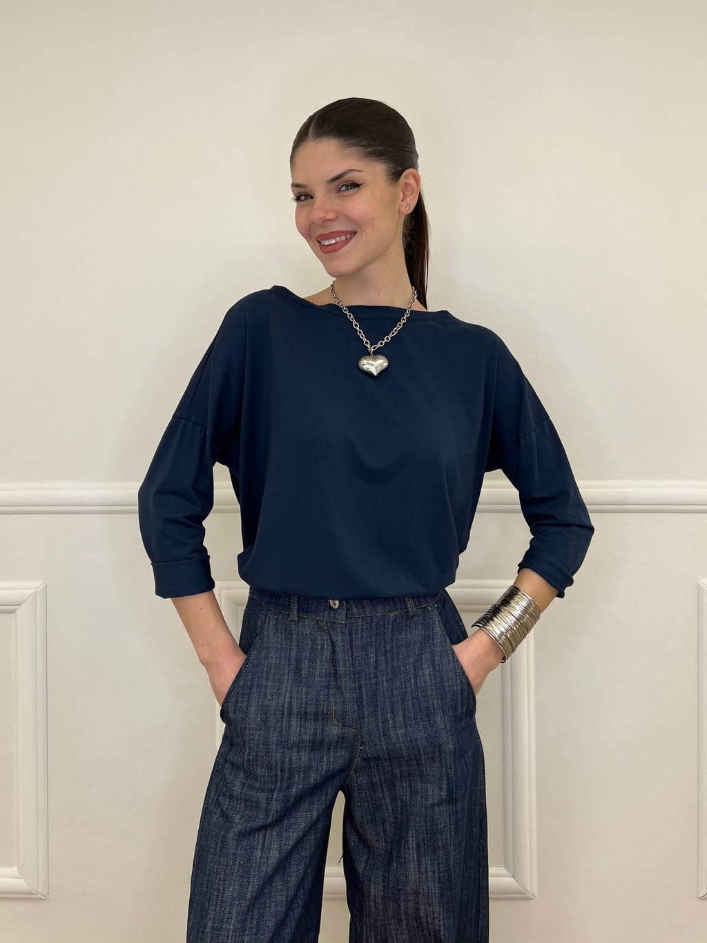 Maglia Scollo a Barchetta 2158