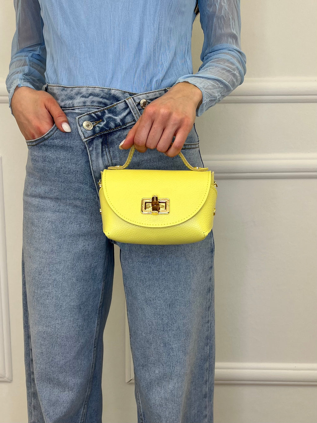 Mini Bag MIA in Vera Pelle