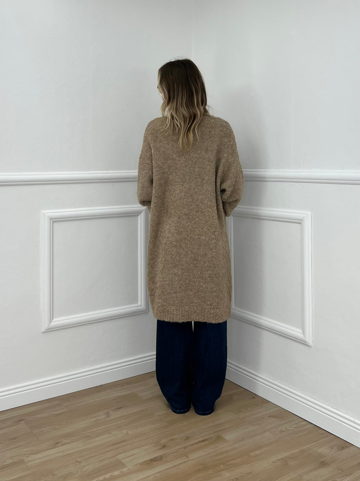 Cardigan Lana e Viscosa Bouclé 125 Mocha