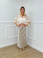 Longuette In Satin 2236 Sabbia