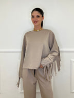 Felpa Frange 11792 Mocha