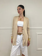 Cardigan Lurex Oversize 88081 Oro