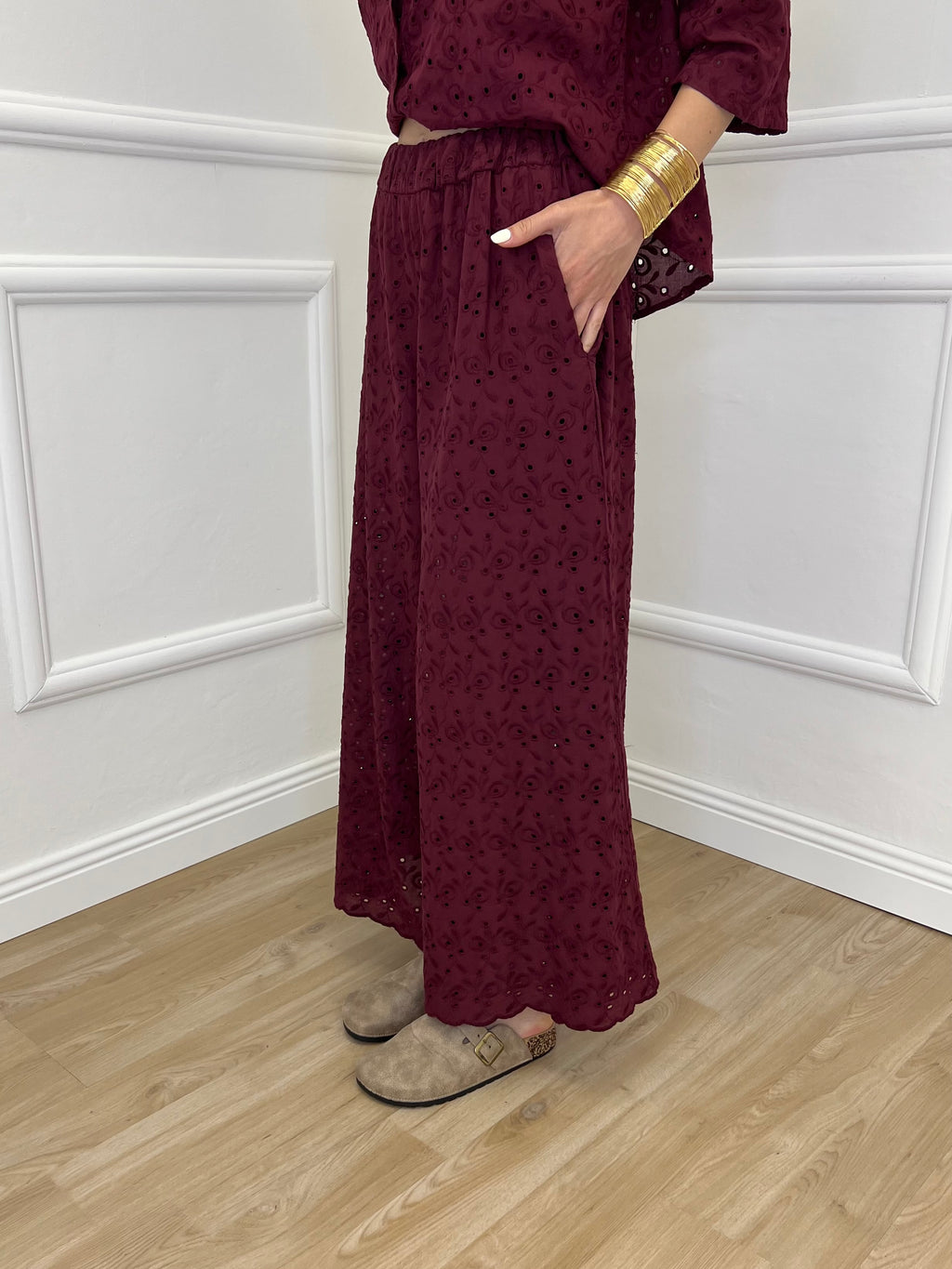 Pantalone Gaucho Sangallo 11379 Burgundy