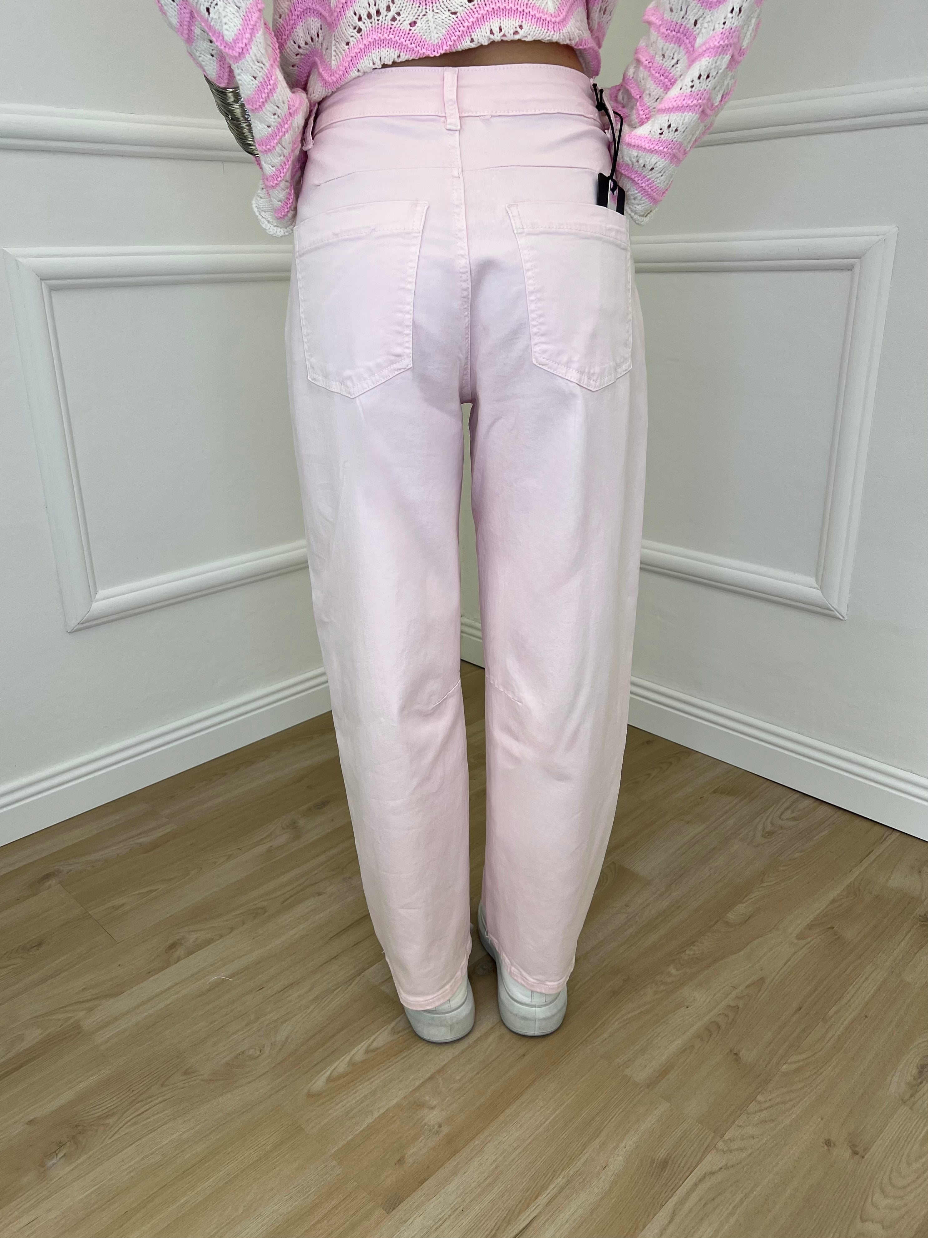 Jeans Balloon Slim 8059 Rosa