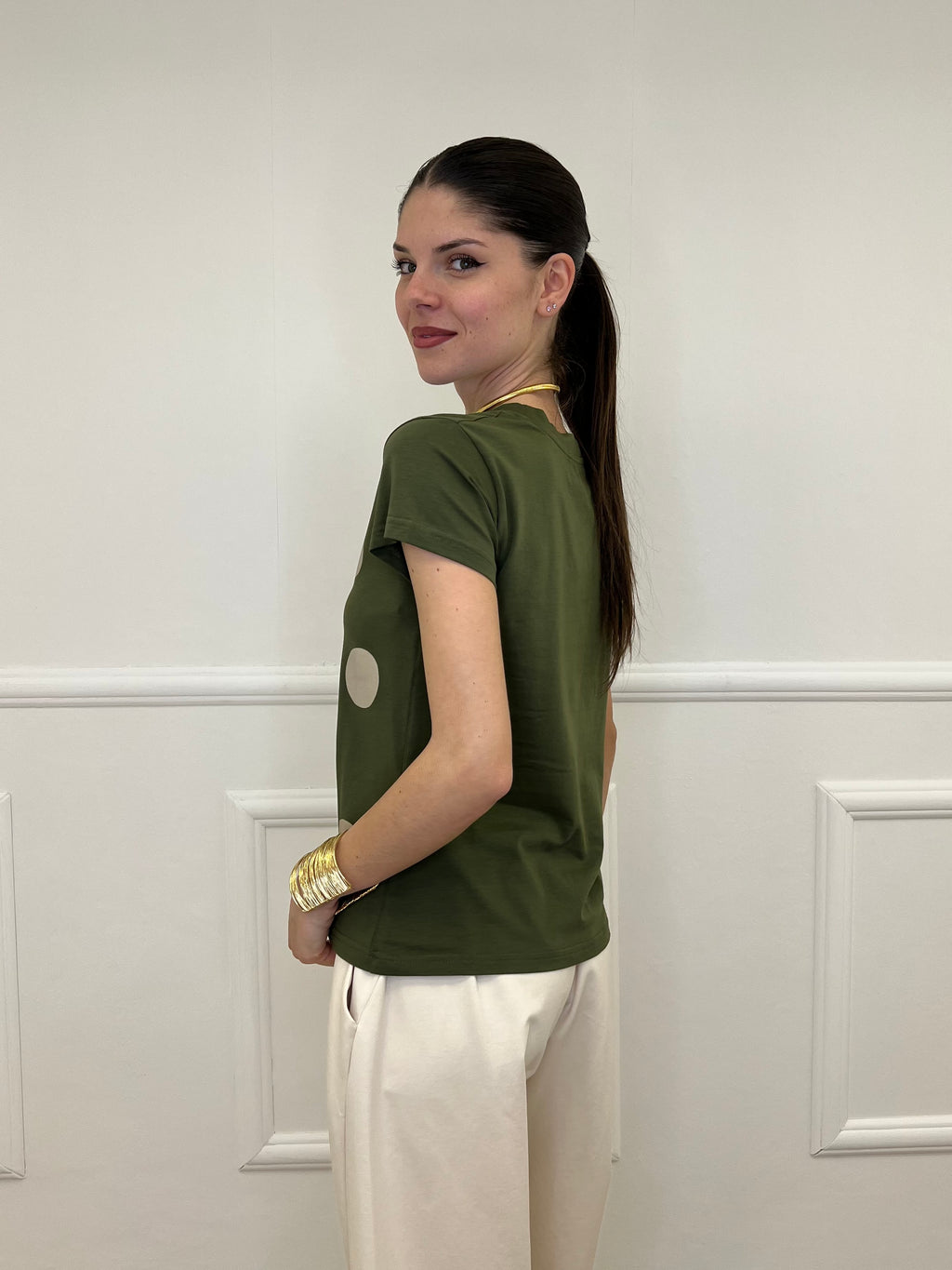 T-shirt Regular Fit Pois