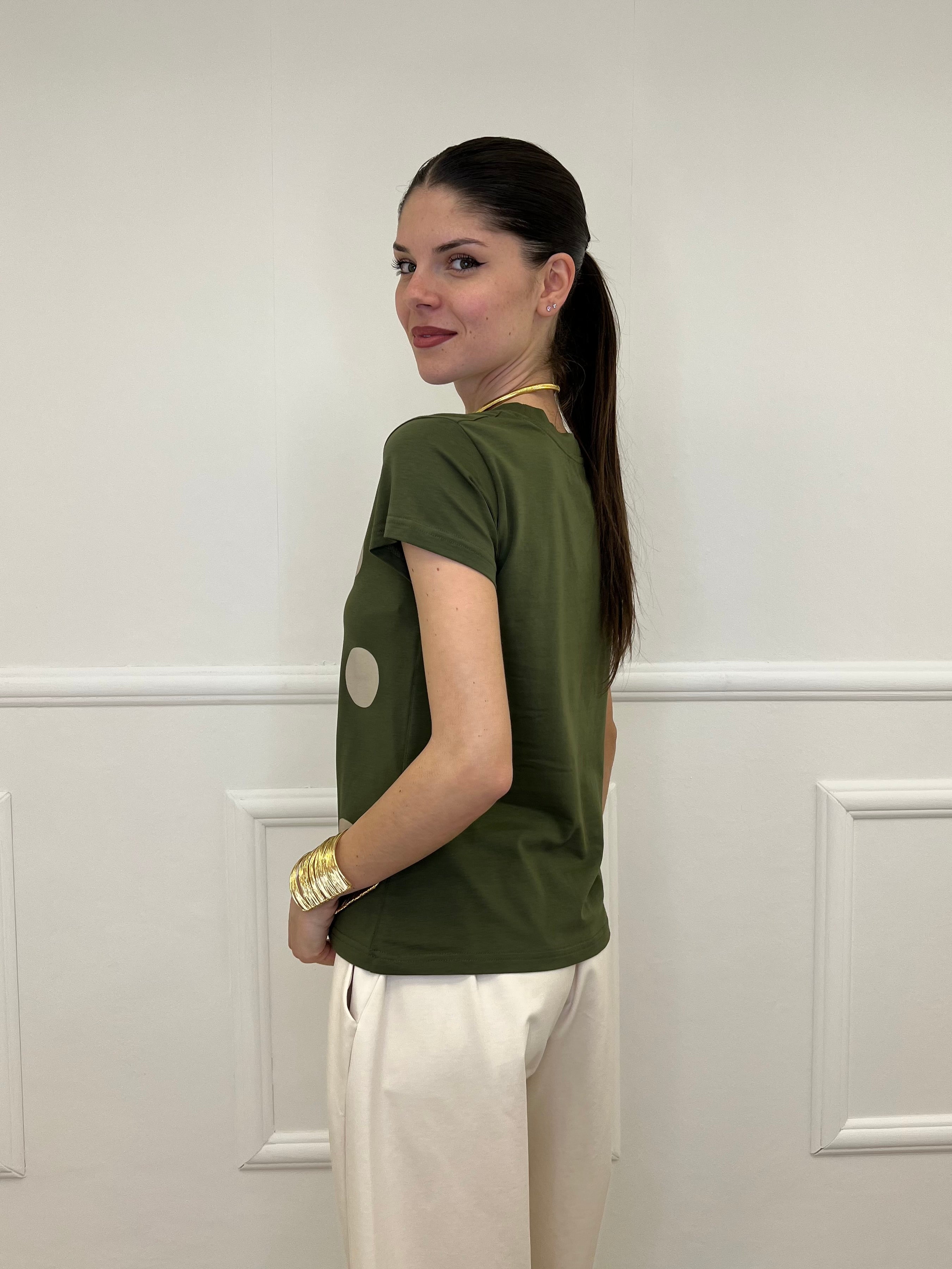 T-shirt Regular Fit Pois