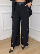 Pantalone Gabardine Gioiello 684018 Nero - Bazar Abbigliamento