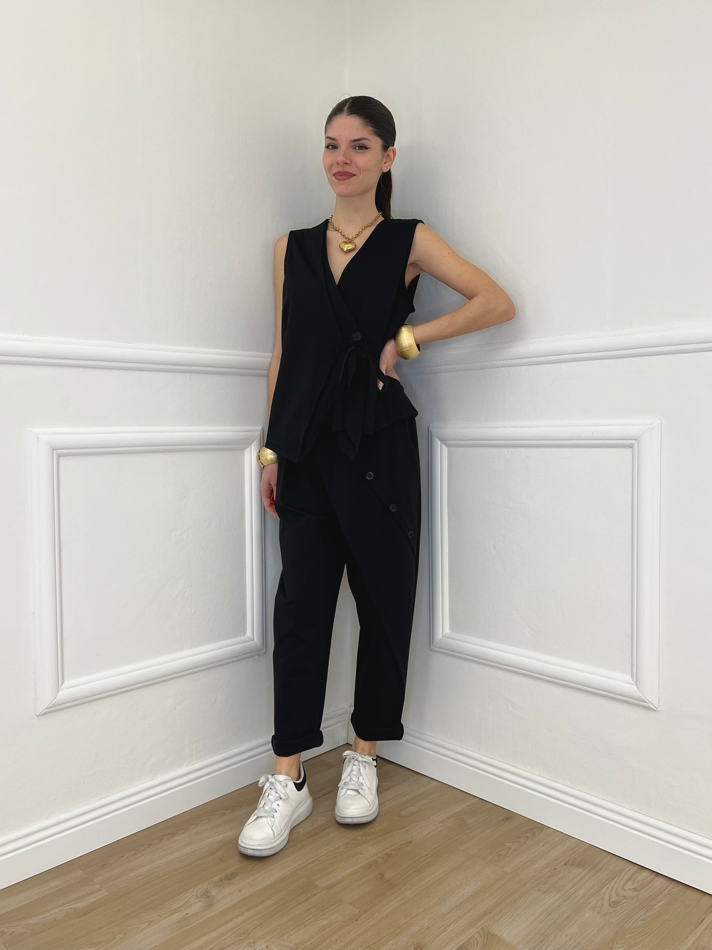 Pantalone Baggy Portafoglio 51256 Nero