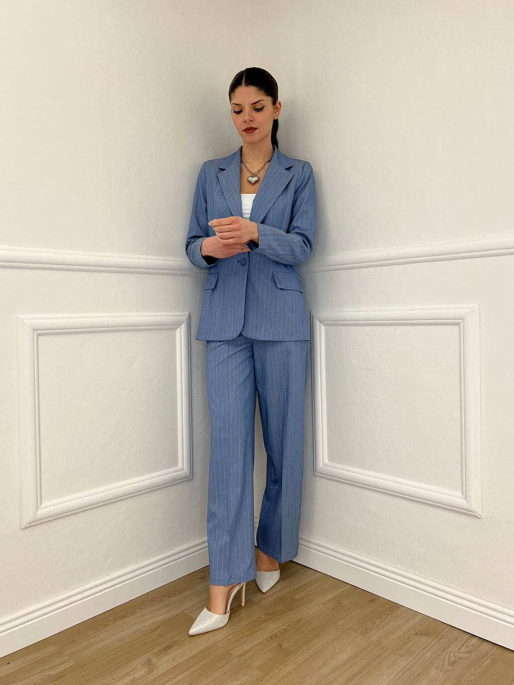 Tailleur Gessato G27636 Avio