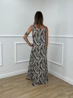 Vestito Viscosa Animalier 765 Zebra