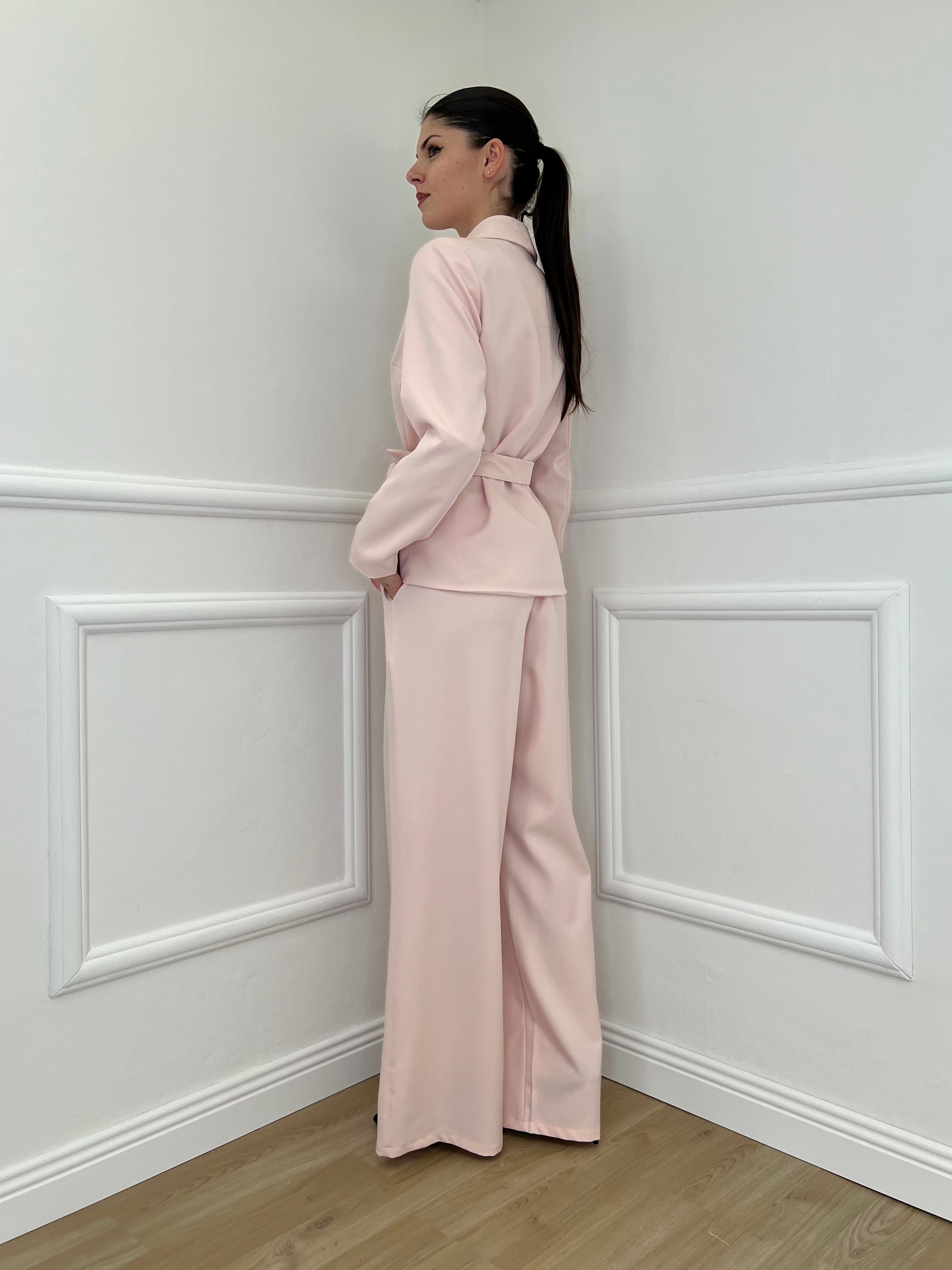 Tailleur con Fiocco 570851 Rosa