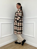 Cappotto Madras Doppiopetto 57080 Burgundy