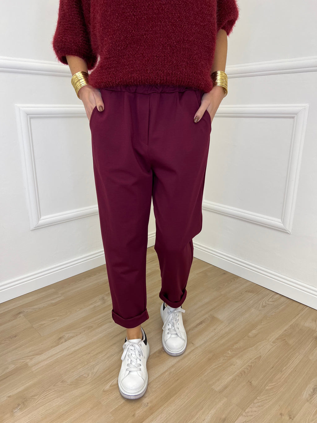 Pantalone Baggy 51013 Burgundy