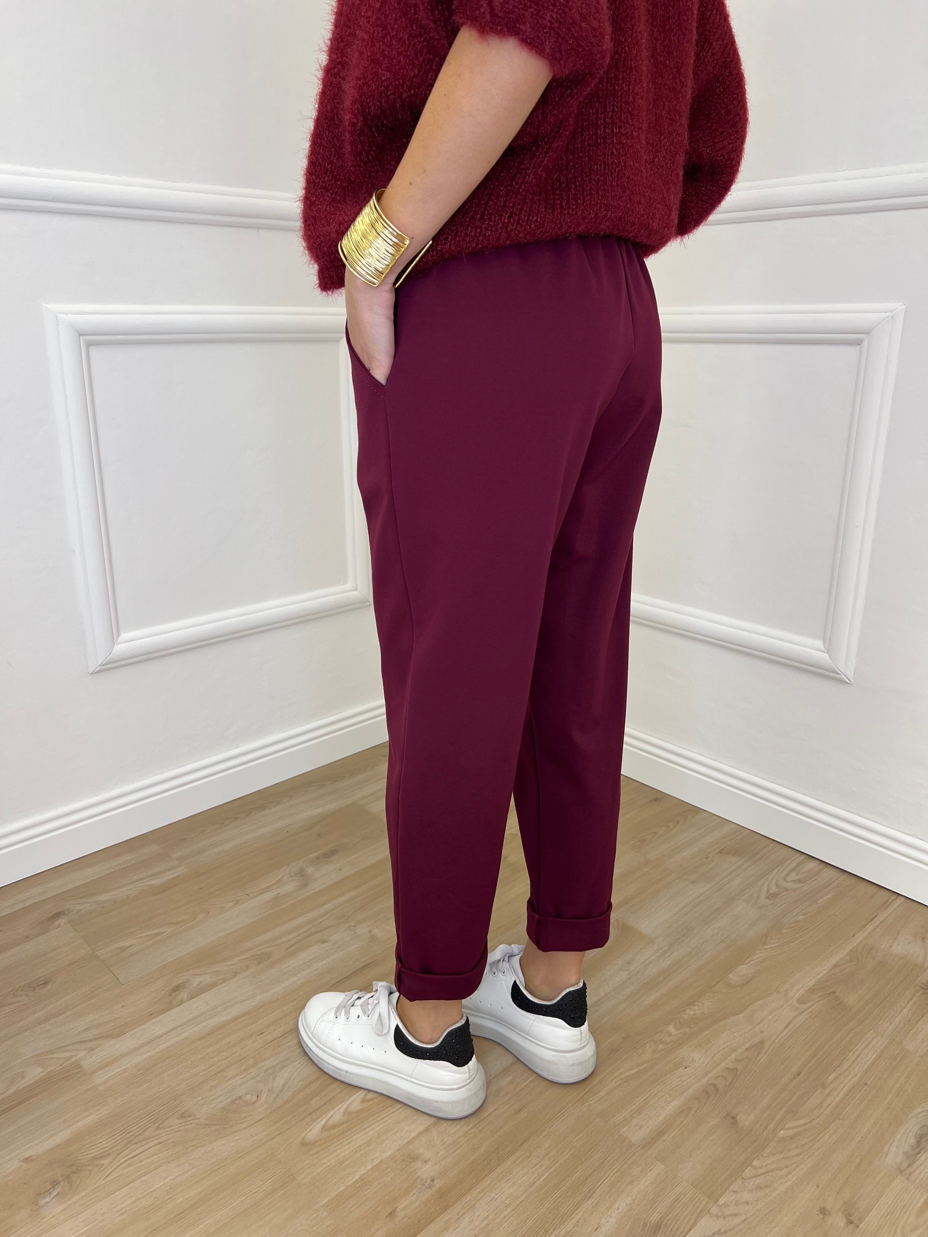 Pantalone Baggy 51013 Burgundy