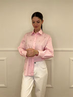 Camicia Over Cristalli 2511 Rosa