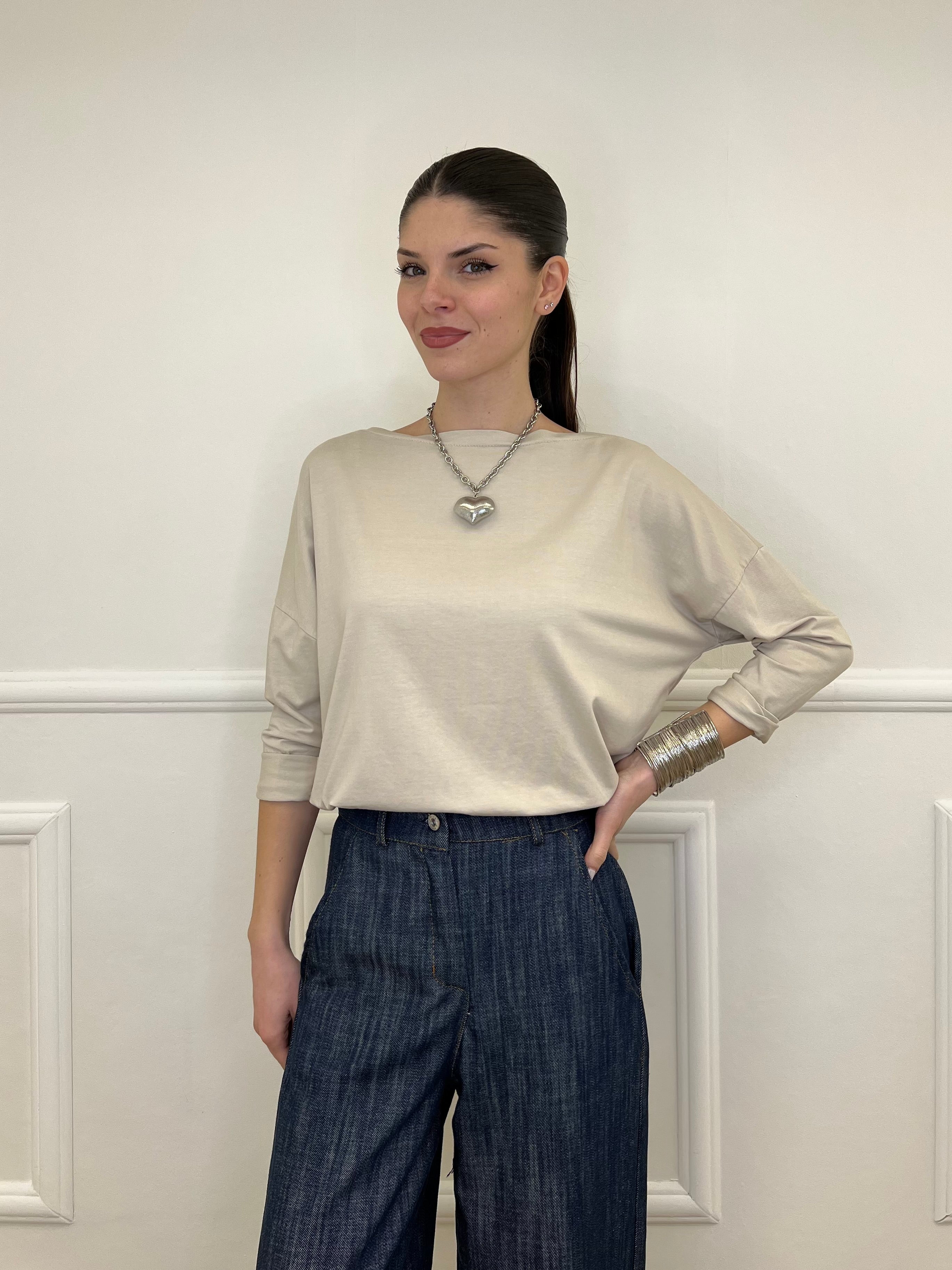 Maglia Scollo a Barchetta 2158