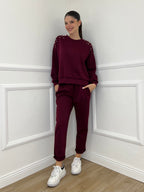 Pantalone Felpa 2252 Bordeaux - Bazar Abbigliamento