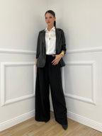 Pantalone Gessato 7158 Nero