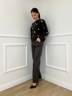 Pantalone Spalmato 7293 Moro