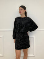 Gonna Paillettes 6081 Nero