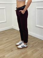Pantalone a Sigaretta Punto Milano 2893 Burgundy