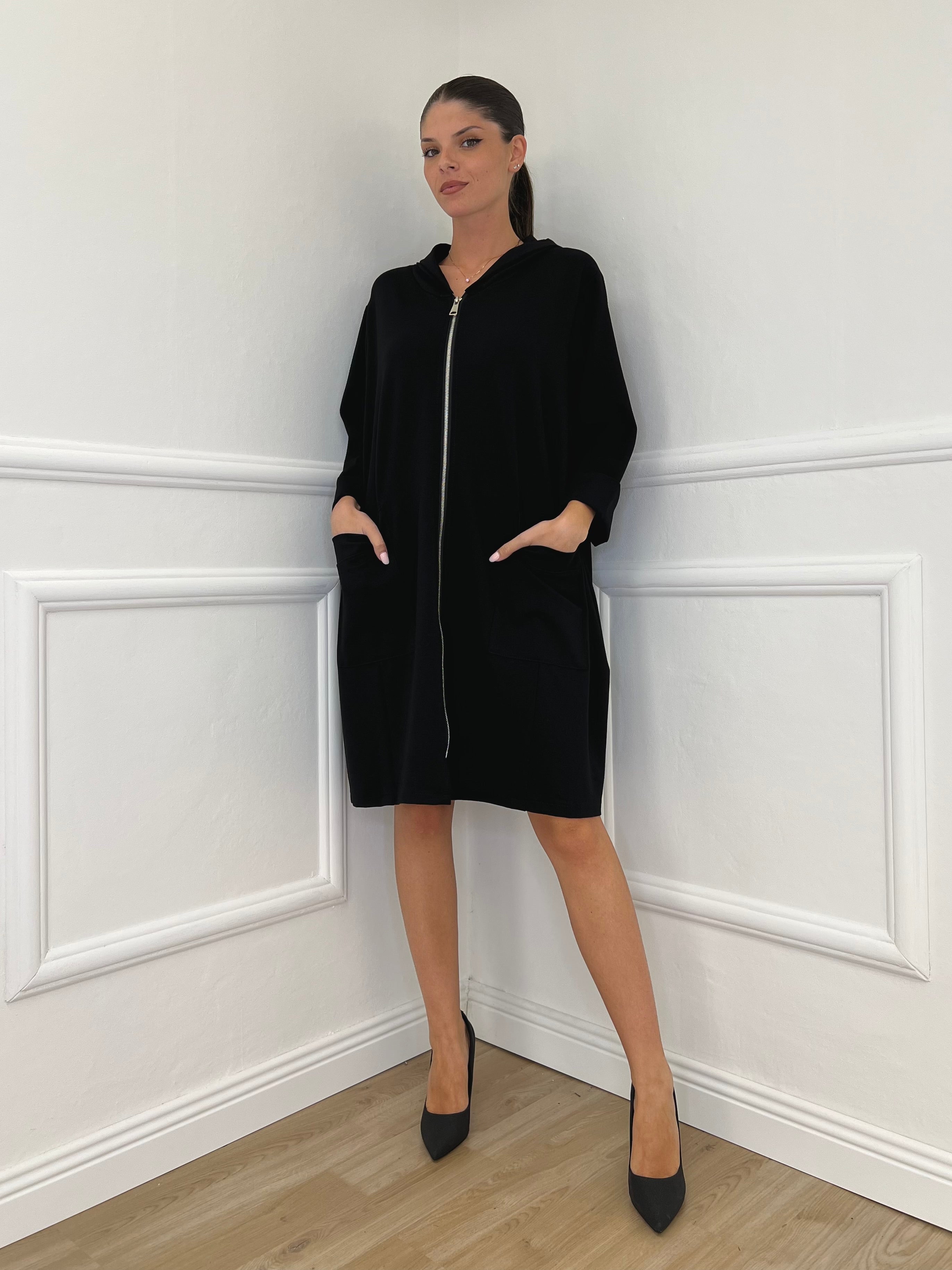 Maxi Felpa 41875 Nero