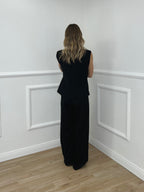 Pantalone Palazzo Spacco 1454 Nero