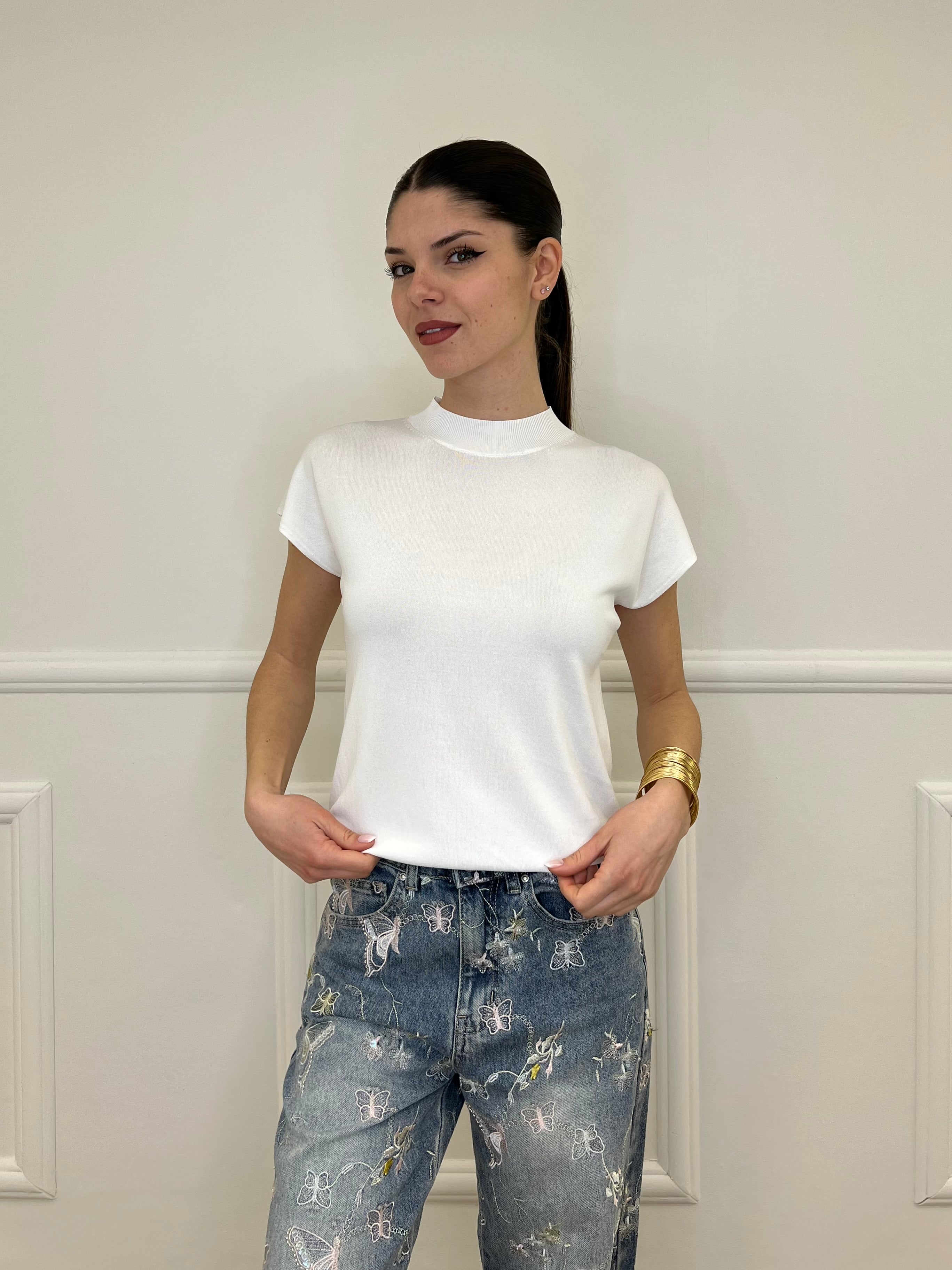 Lupetto In Viscosa Smanicato 6197