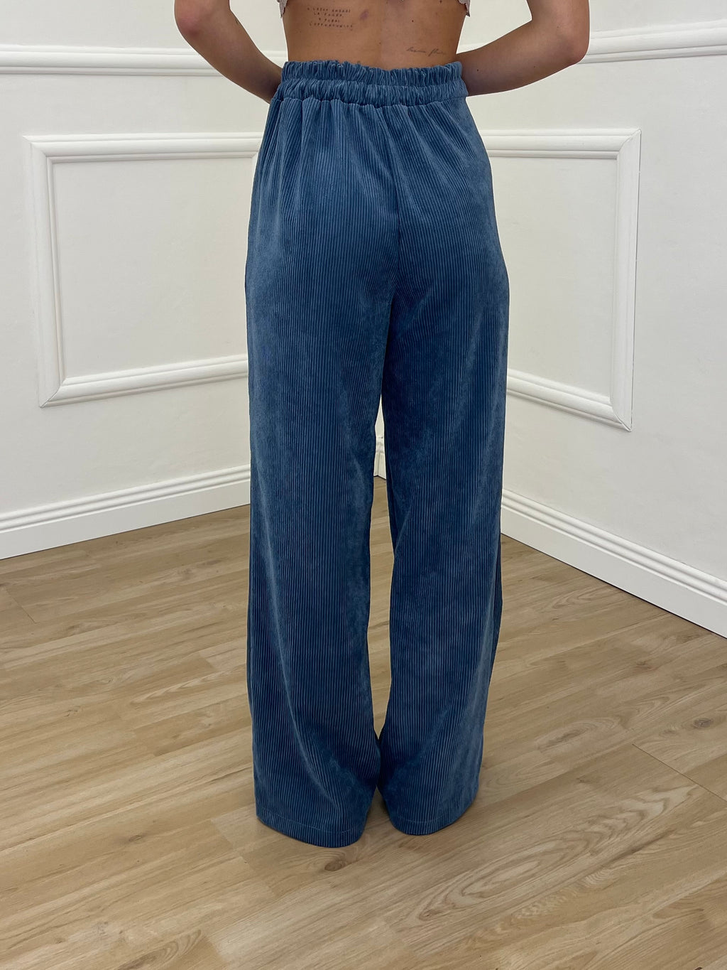 Pantalone Velluto a Coste 683 Avio