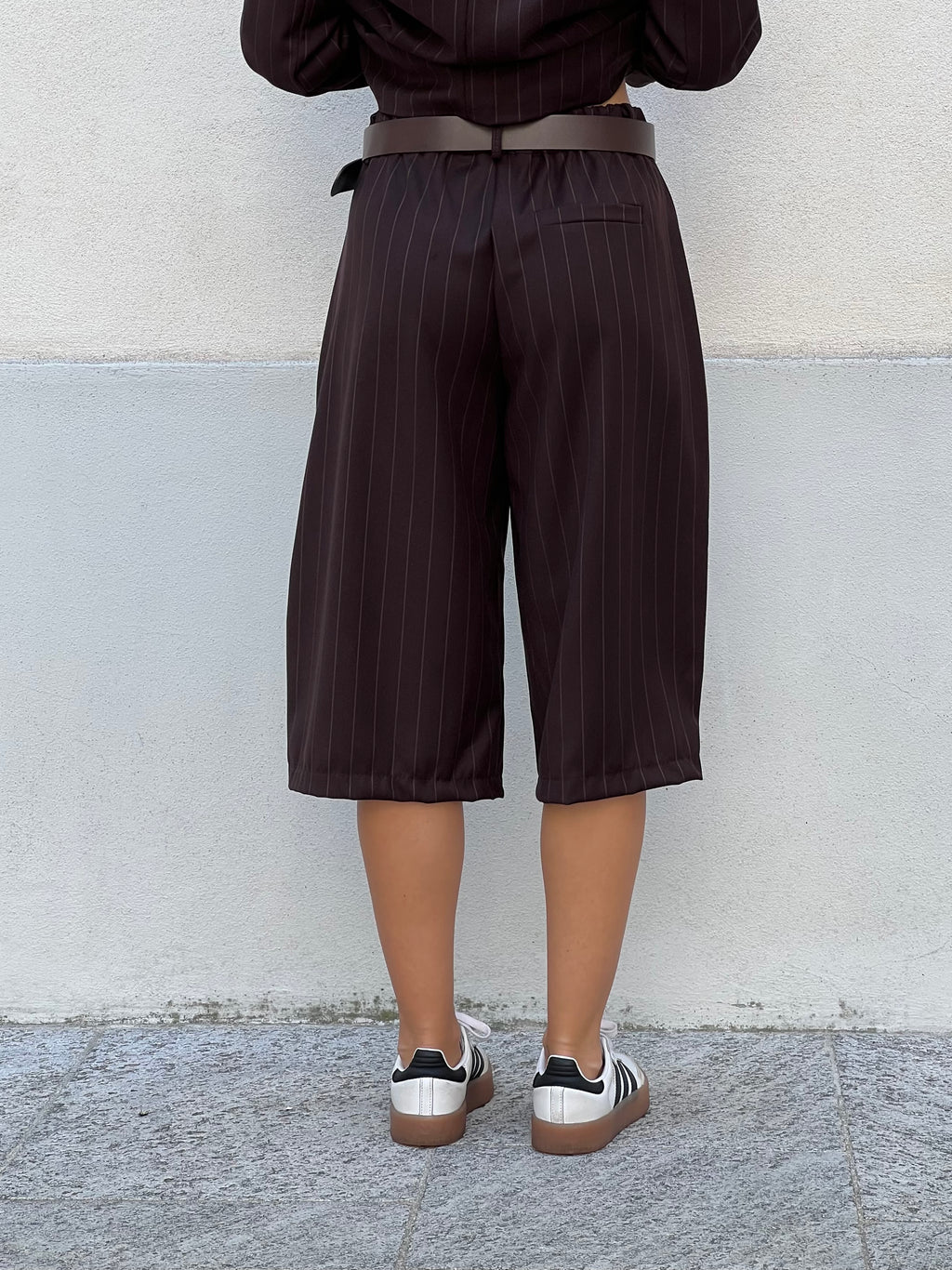 Bermuda Gessato 5891 Marrone