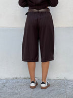 Bermuda Gessato 5891 Marrone