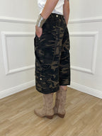 Bermuda Camouflage Con Bretelle 22333