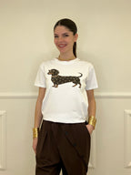 T-shirt Bassotto Borchie