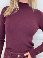 Lupetto Micro Paillettes NZ5566 Burgundy