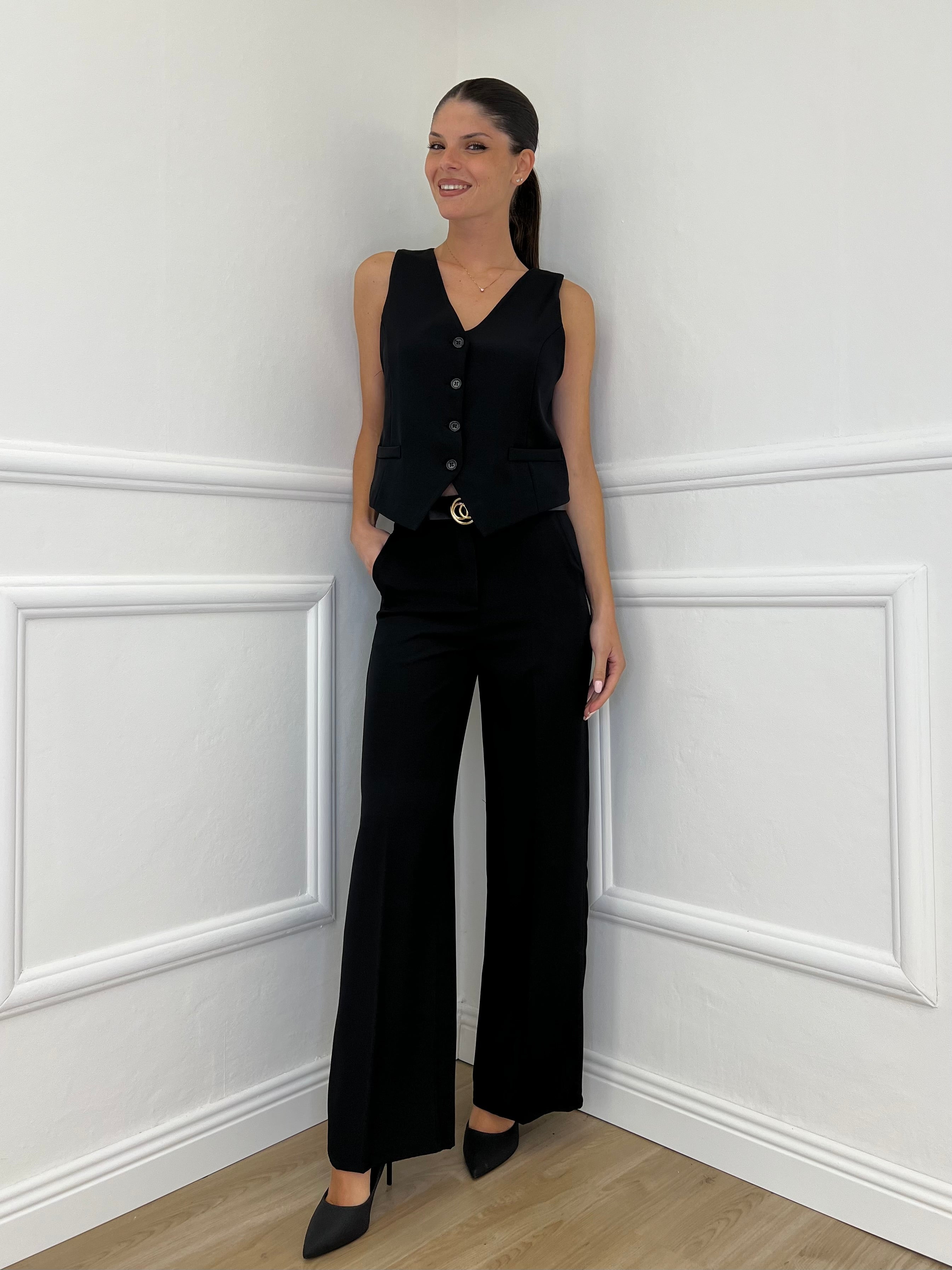 Completo Gilet 231280 Nero