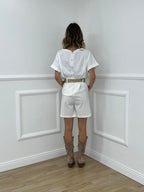 T-shirt Bottoncini 1302 Bianco