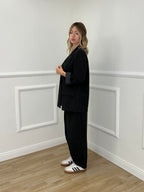 Pantalone Gessato Portafoglio PM 5970 Nero