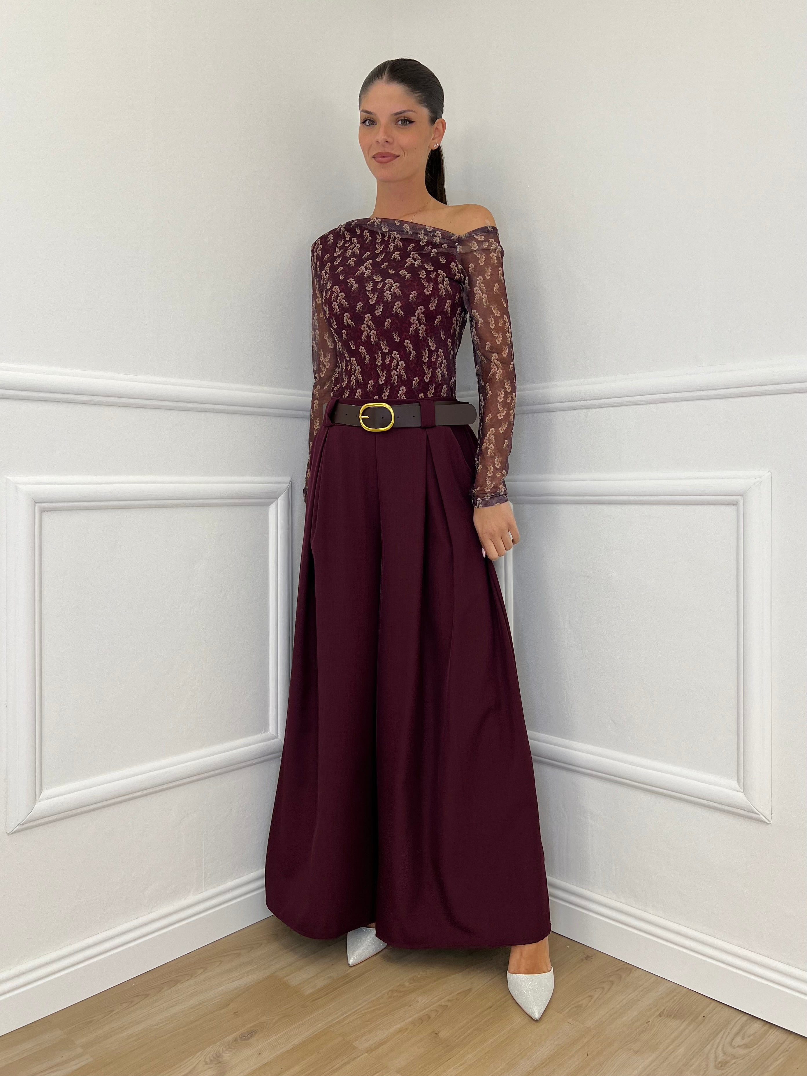 Maglia Microrete Monospalla 11396 Bordeaux